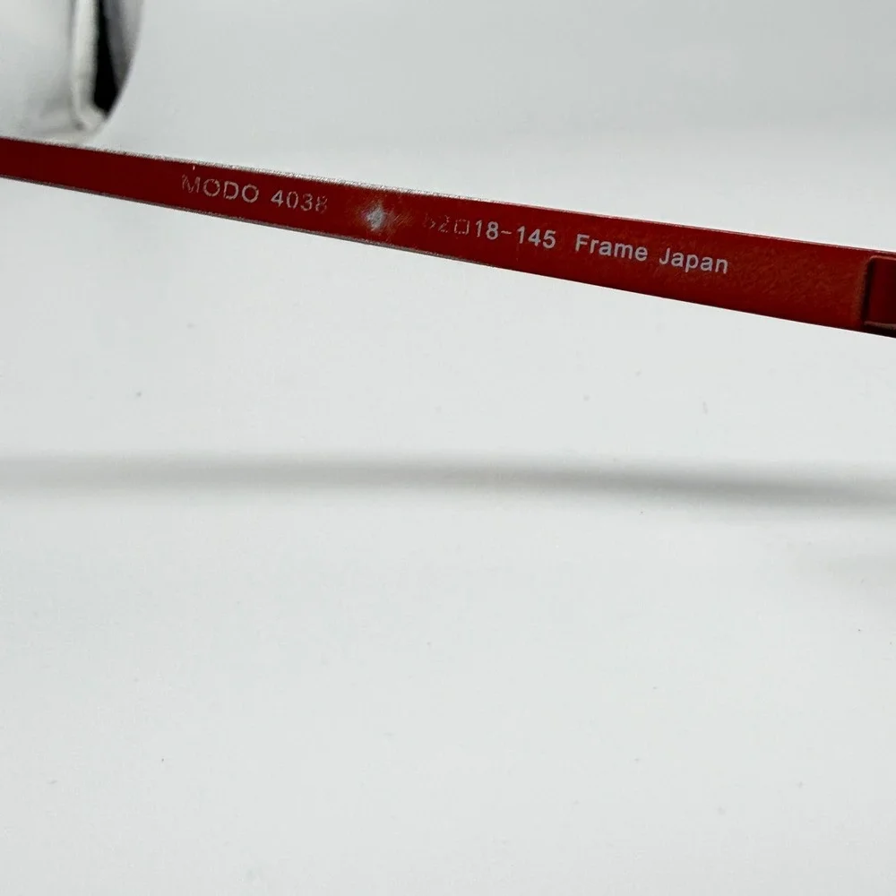 MODO 4038 Red‎ Titanium Eyeglasses Frames 52-18-145 Japan Eyewear 21527